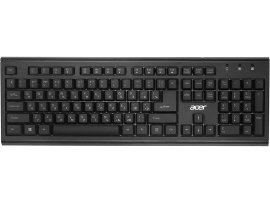 Клавиатура+мышь Acer OKR120 Wireless черный (ZL.KBDEE.007)